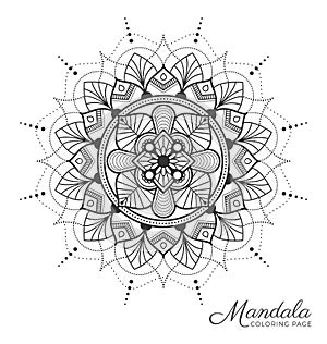 Tibetan mandala decorative ornament design