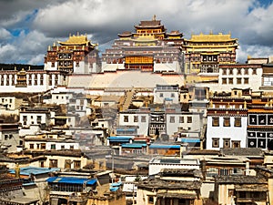 Tibetan Monastery In Shangri La