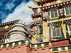 Tibetan Monastery In Shangri La