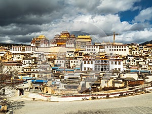 Tibetan Monastery In Shangri La