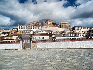 Tibetan Monastery In Shangri La