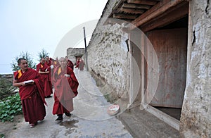 Tibetan monks