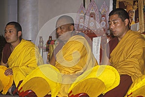 Tibetan Monks chanting performance at Agape Church in Santa Monica California