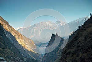 Tibetan mountain's landscape