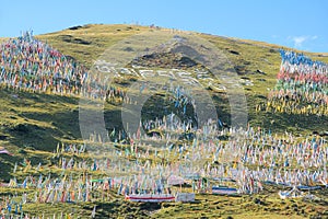 Tibetan mountain slope