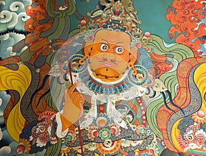 Tibetan painting in Jokhang