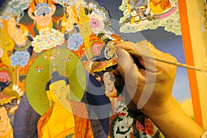 Tibetan painting tangka