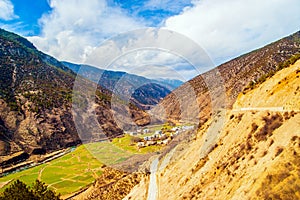 Tibetan Plateau scene