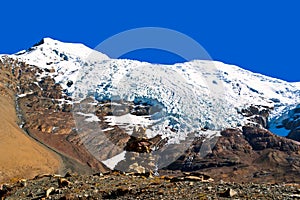 Tibetan plateau scene- Glacier Kanola