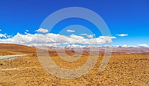 Tibetan plateau scene-Mt. Qomolangma(Everest) National Nature Reserve