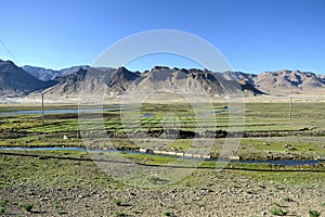 Tibetan plateau scenery