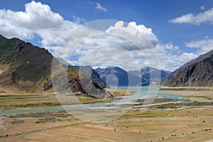 Tibetan plateau scenery