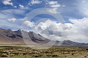 Tibetan plateau scenery