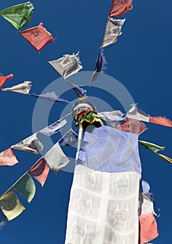 Tibetan prayer flags in Nepal