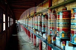 Tibetan prayer hall