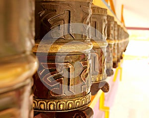 Tibetan Prayer wheels