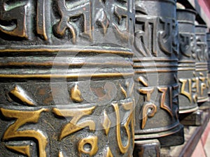 Tibetan Prayer Wheels