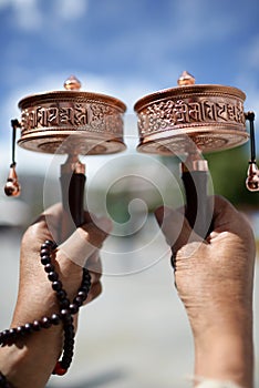 Tibetan Prayer Wheels