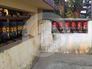 Tibetan Prayer Wheels - Kora Walk, McLeodgange, Dharamsala,