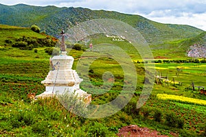 Tibetan region scene-Shangrila landmark photo