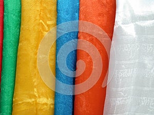 Tibetan scarfs (khata)