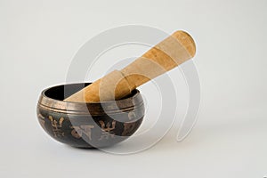 Tibetan Singing Bowl and wooden striker