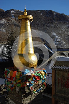 Tibetan stupa in China