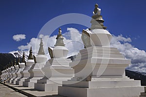 Tibetan Stupas photo