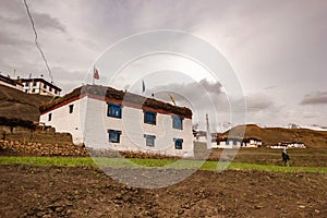 A Tibetan style house in Spiti