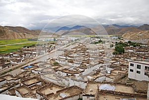 Tibetan style houses