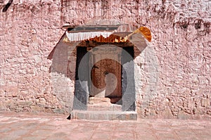 Tibetan style old door