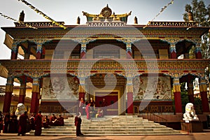 Tibetan Temple of Bodh Gaya, India