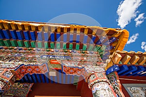 Tibetan temple Eaves