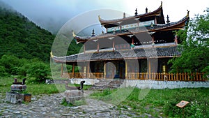 Tibetan Temple in Huanglong