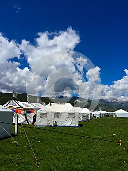 Tibetan tents