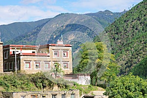 Tibetan vernacular dwelling photo