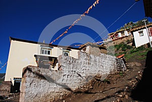 Tibetan village houses