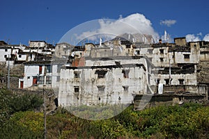 Tibetan village from Jharkot  ,Lower Mustang  Nepal