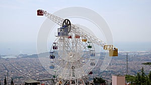 Tibidabo Amusement Park in Barcelona photo