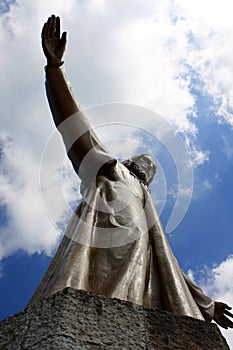 Tibidabo Jesus statue