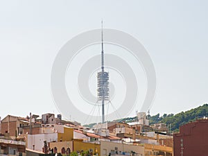 Tibidabo tower maked by Norman Foster. Barcelona, Catalonya, Spain. photo