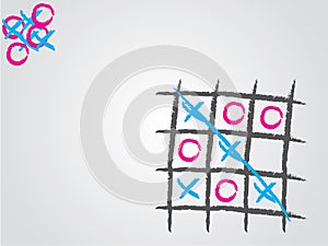 Tic tac toe background