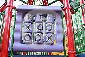 Tic tac toe playground photo