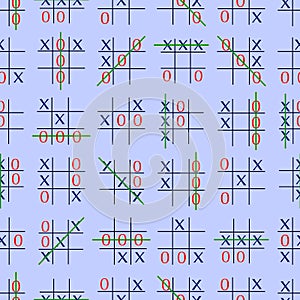 Tic-tac-toe vector illustration.