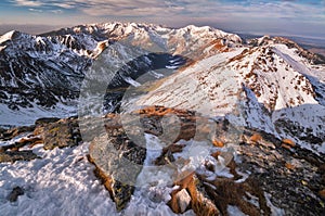 Ticha dolina valley at High Tatras
