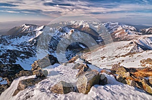 Ticha dolina valley at High Tatras