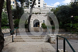 At Ticho House in Jerusalem