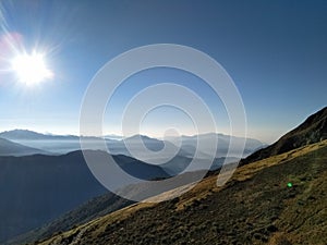 Ticino, Switzerland: panorama of the walk between Monte Tamaro and Monte Lema photo