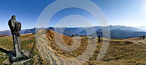 Ticino, Switzerland: panorama of the walk between Monte Tamaro and Monte Lema photo