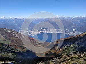 Ticino, Switzerland: panorama of the walk between Monte Tamaro and Monte Lema photo